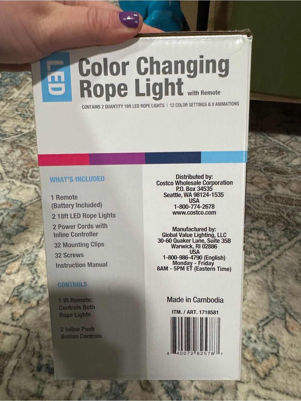 LED Color Changing Rope Light - Multicolor - Picture 4 of 5